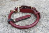 Collier chien cuir rond 2 en 1 - SWIETENIA