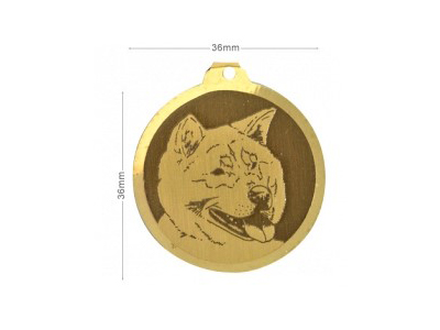 Médaille Akita Inu